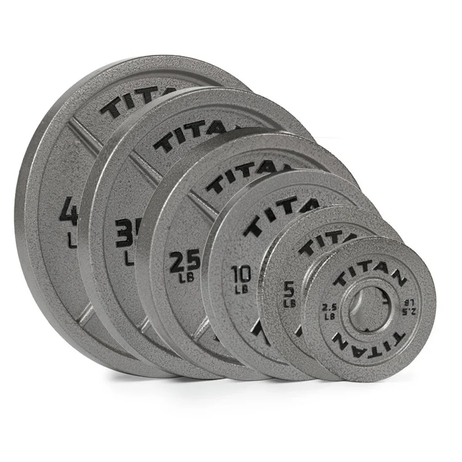 Titan Fitness Cast Iron Olympic Plates